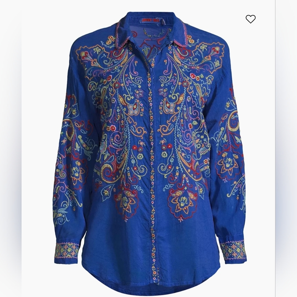 Johnny Was Cachemire blouse